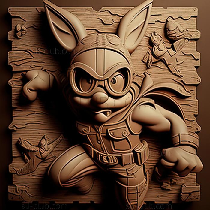 3D model st Buster Bunny from Adventures of Toons (STL)